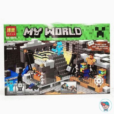 Конструктор Bela My World 10470 Портал в край (Аналог Minecraft 21124) 571 деталей