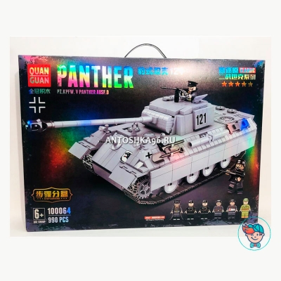 Конструктор Quanguan 100064 Танк Пантера (Panther)