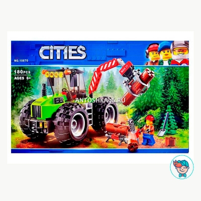 Конструктор Bela Cities 10870 Лесной трактор