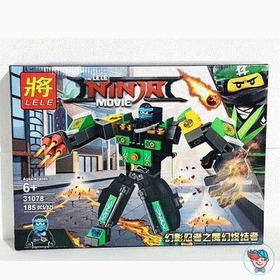 Конструктор Lele Ninja 31078 Боевые роботы ниндзя (Аналог Ninjago) 190 деталей