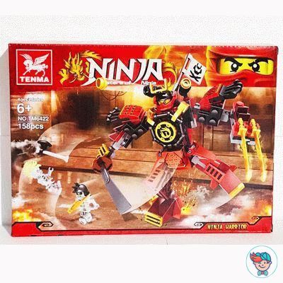 Конструктор Tenma Ninja TM6422 Робот-Самурай (Аналог Ninjago 70665) 158 деталей