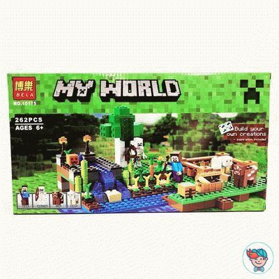 Конструктор Bela My World 10175 Ферма (Аналог Minecraft 21114) 262 деталей