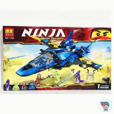 Конструктор Bela Ninja 11162 Штормовой истребитель Джея (Аналог Ninjago 70668) 524 деталей
