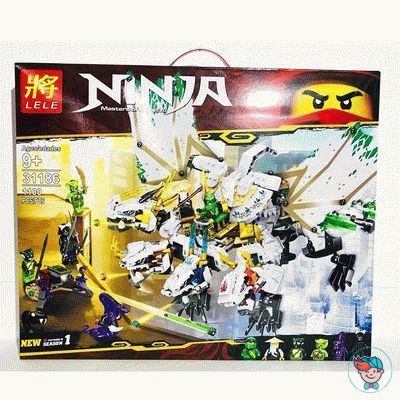 Конструктор Lele Ninja 31186 Ультра дракон (Аналог Ninjago 70679) 1100 деталей