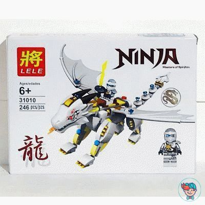 Конструктор Lele Ninja 31010 Титановый дракон Зейна 246 деталей