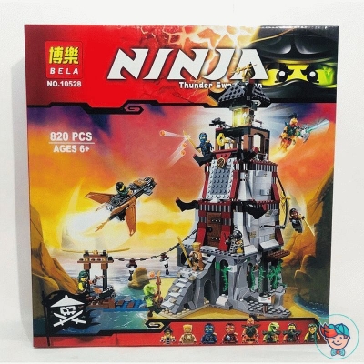 Конструктор Bela Ninja 10528 Осада маяка (Аналог Ninjago 70594) 815 деталей