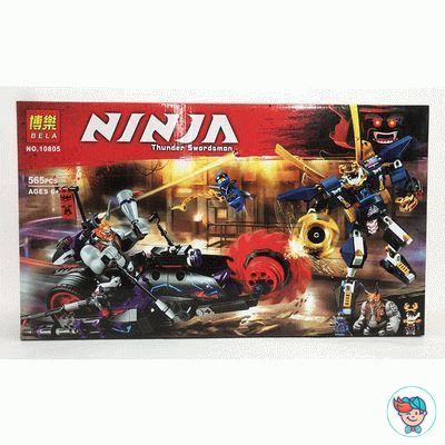 Конструктор Bela Ninja 10805 Киллоу против Самурая Х (Аналог Ninjago 70642) 565 деталей