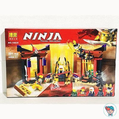 Конструктор Bela Ninja 10935 Решающий бой в тронном зале (Аналог Ninjago 70651) 251 деталей