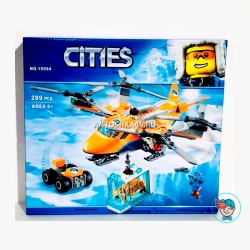 Конструктор Bela/Lele Cities 10994 (28023) Арктический вертолет (Аналог City 60193) 289-296 деталей