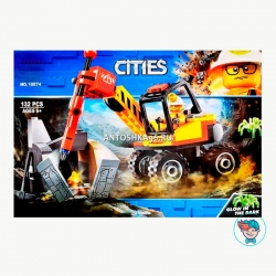 Конструктор Bela Cities 10874 Трактор для горных работ (Аналог City 60185) 132 деталей
