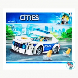 Конструктор Lari Cities 11206 Автомобиль полицейского патруля (Аналог City 60239) 98 деталей