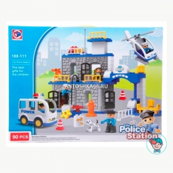 Конструктор Kids Home Toys 188-111 Полицейский участок 90 деталей