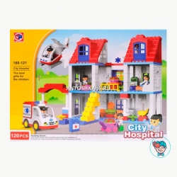 Конструктор Kids Home Toys 188-121 Городская больница 120 деталей