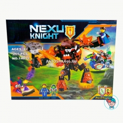 Конструктор Bela/Lepin Nexu Knight 10482 (14011) Инфернокс и захват королевы (Аналог Nexo Knights 70325) 265 деталей