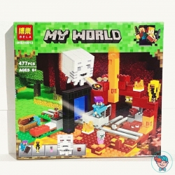Конструктор Bela My World 10812 Портал в Подземелье (Аналог Minecraft 21143) 477 деталей
