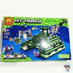 Конструктор Lele My World 33083 Подводная крепость (Аналог Minecraft 21136) 1134 деталей