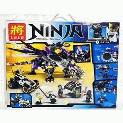 Конструктор Lele Ninja 31039 Дракон-ниндроид (Аналог Ninja Robot Mech Dragon) 703 деталей