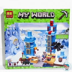 Конструктор Bela My World 10621 Ледяные шипы (Аналог Minecraft 21131) 460 деталей