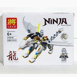 Конструктор Lele Ninja 31010 Титановый дракон Зейна 246 деталей