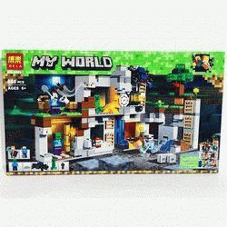 Конструктор Bela My World 10990 Приключения в шахтах (Аналог Minecraft 21147) 666 деталей