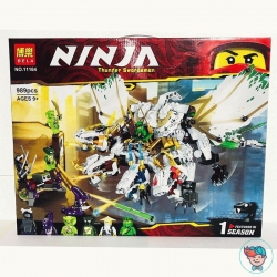 Конструктор Bela Ninja 11164 Ультра дракон (Аналог Ninjago 70679) 989 деталей