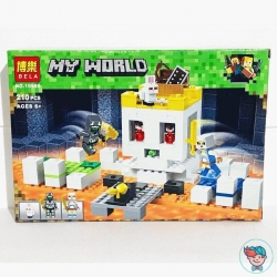 Конструктор Bela My World 10988 Арена-череп (Аналог Minecraft 21145) 210 деталей
