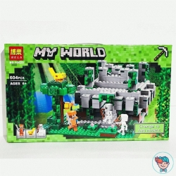 Конструктор Bela My World 10623 Храм в джунглях (аналог Minecraft 21132) 604 деталей