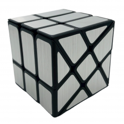 Головоломка Кубик Рубика / Головоломка Зеркальный Кубик 3х3 / Магический зеркальный кубик серебряный